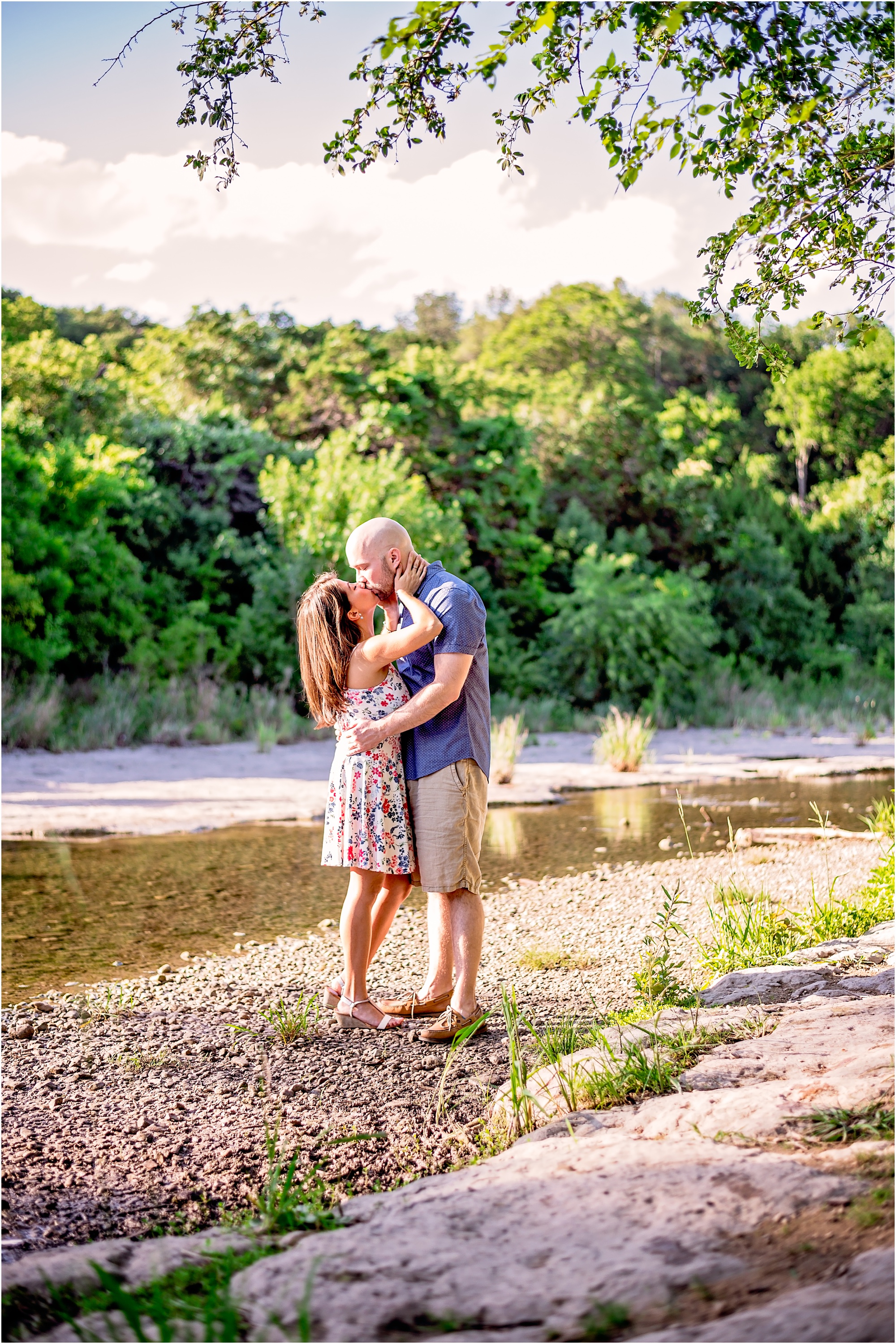 Engaged Couple in Austin Texas