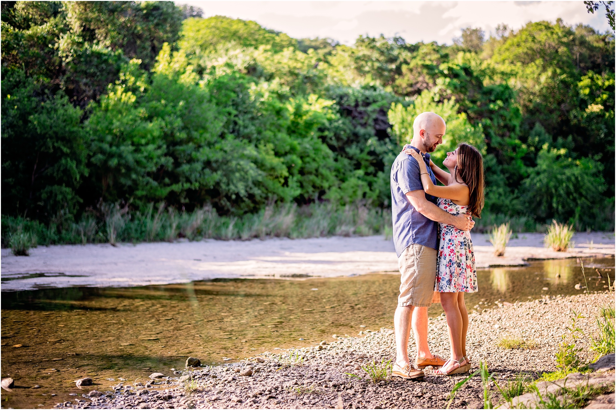 Engaged Couple in Austin Texas