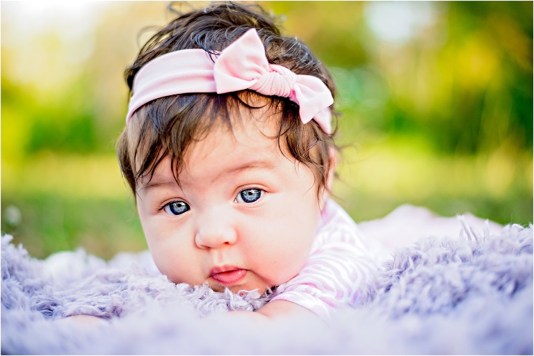 Beautiful baby girl with blue eyes toddler photography
