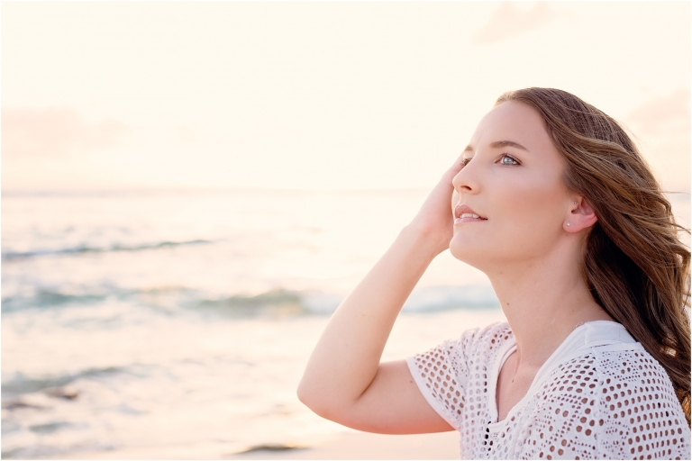 Styled Session with Individual Girl on beach in Grand Cayman