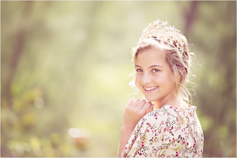 Creative Photoshoot of girl in forest in Grand Cayman Austin Texas Photographer