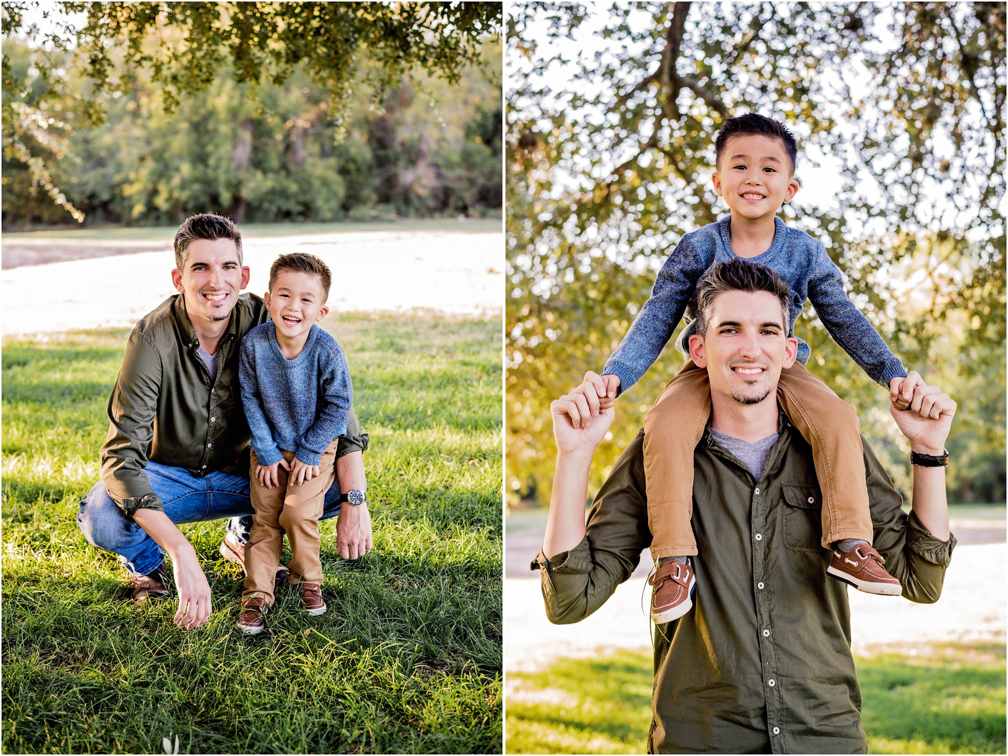 Father and Son in Round Rock Texas