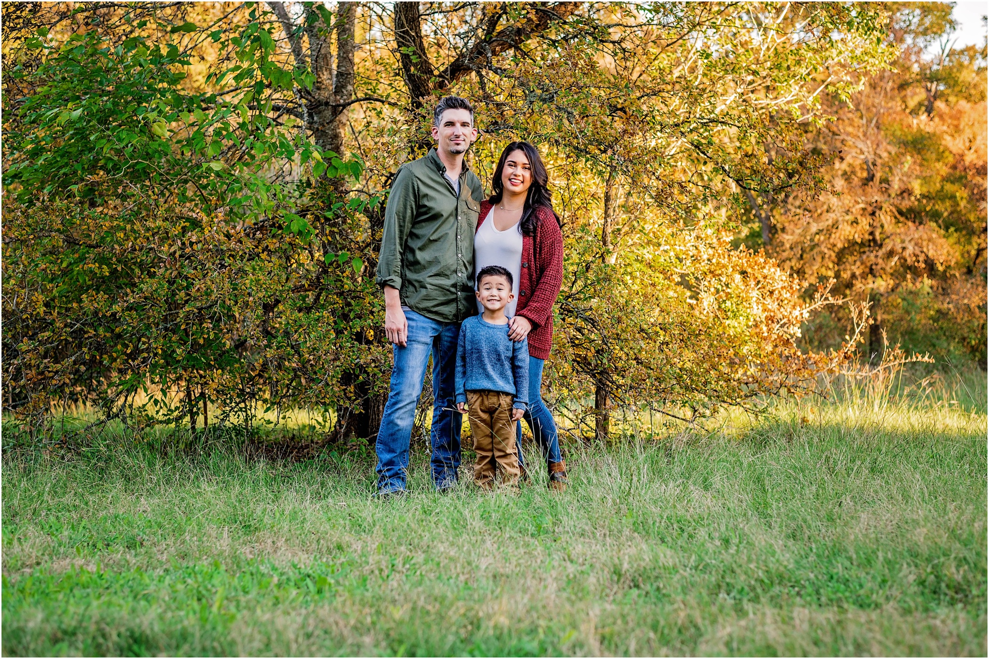Family in Park Round Rock Texas Photographer