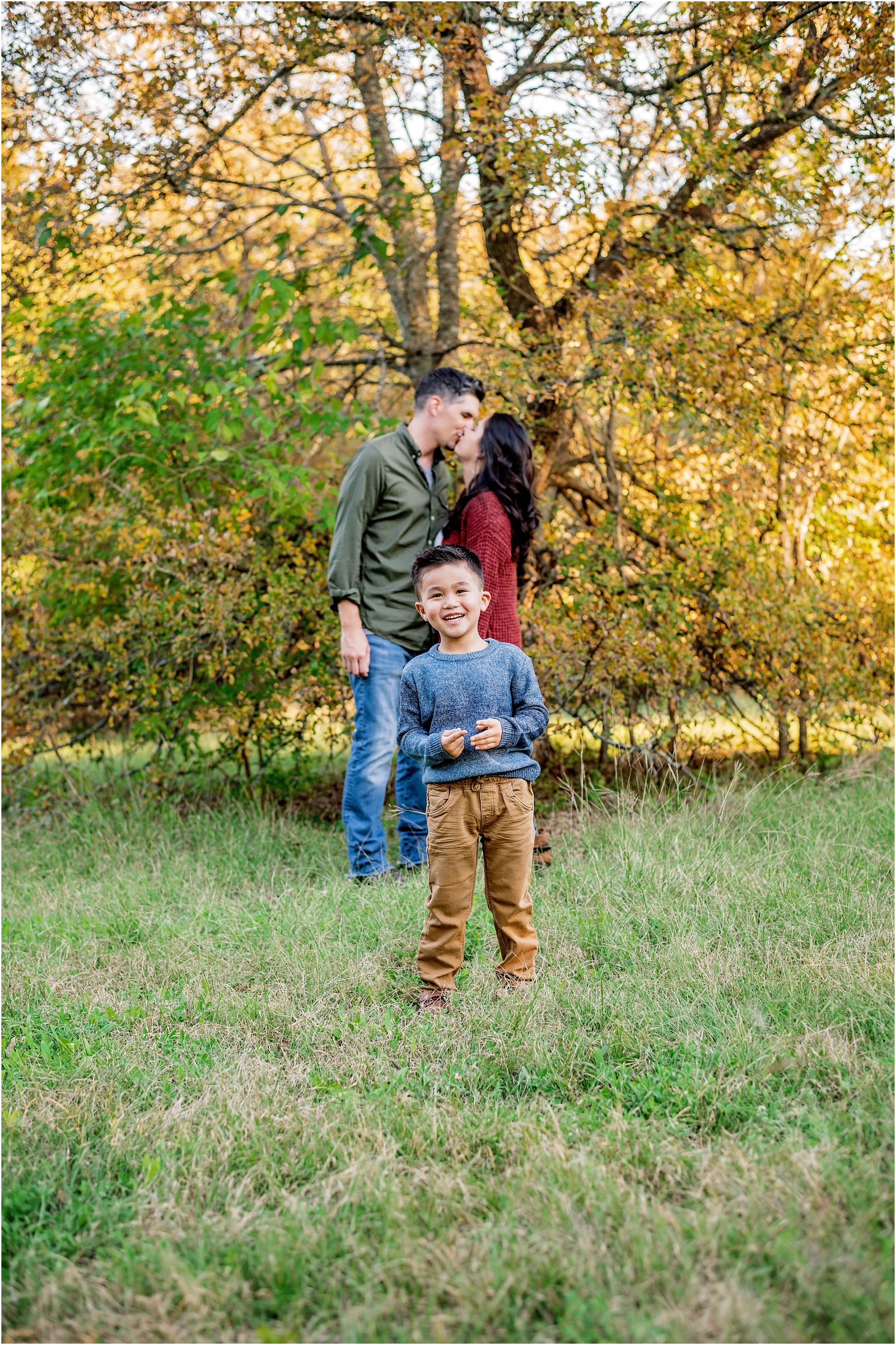 Family in Park Round Rock Texas Photographer