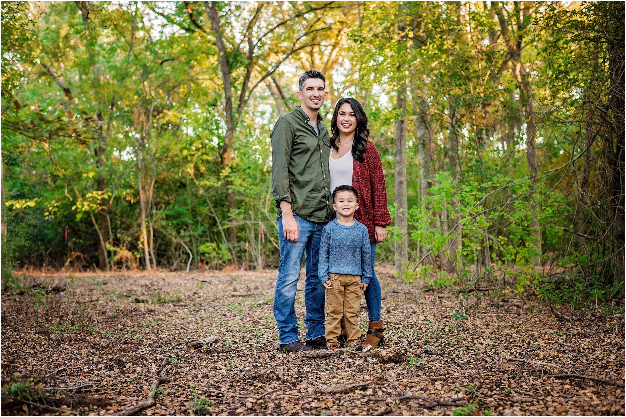 Family in Park Round Rock Texas Photographer