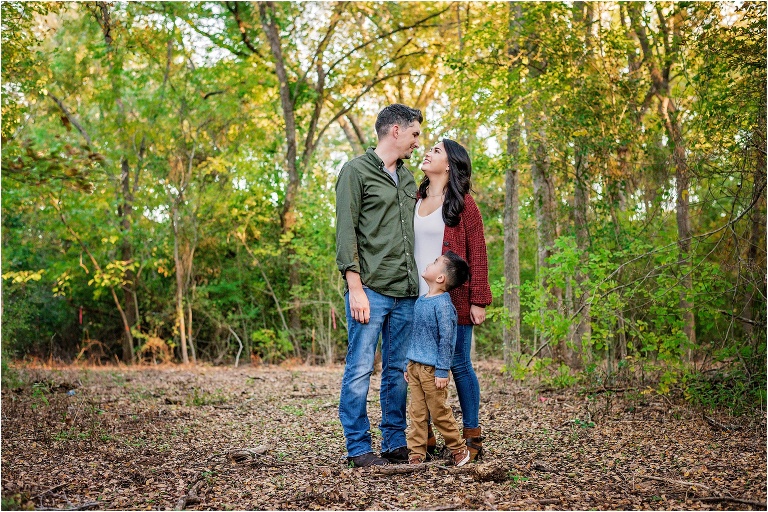 Family in Park Round Rock Texas Photographer