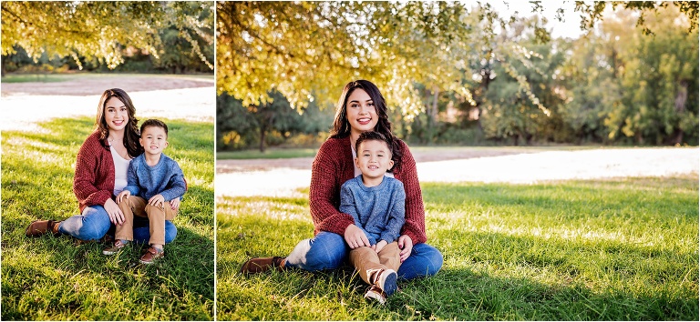 Mother and Son Natural Light Family Photographer Round Rock Texas