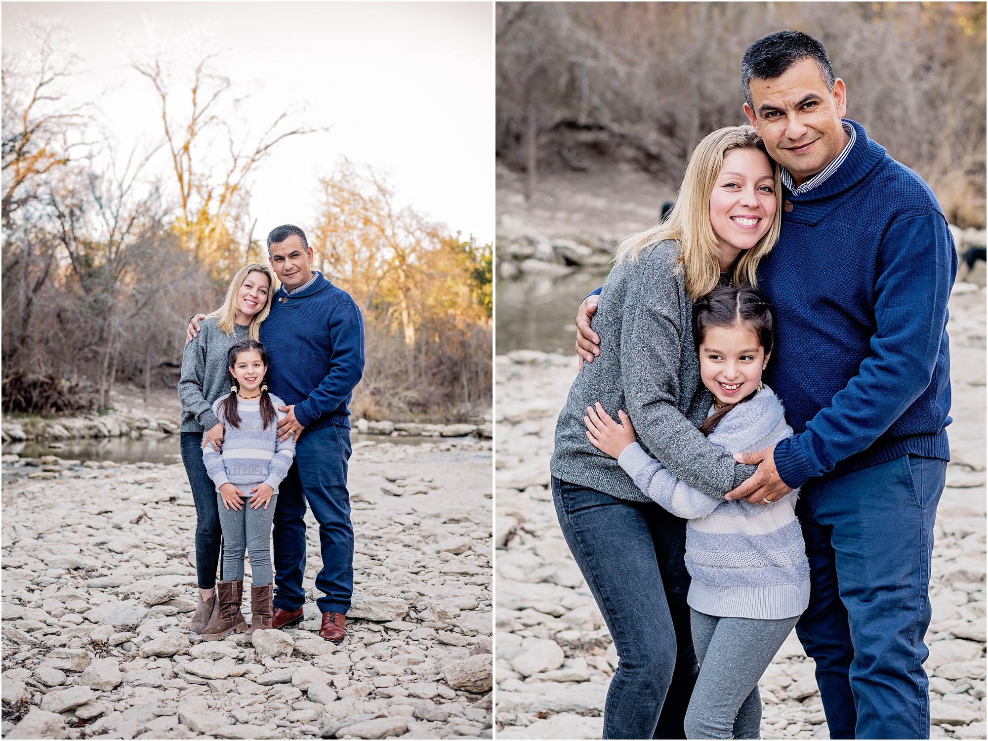 Family Photoshoot for Holidays in Austin Texas Walnut Creek