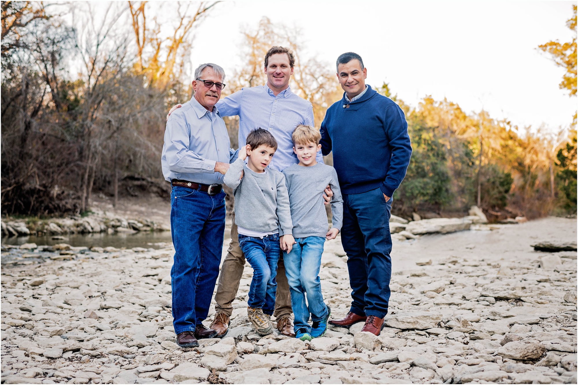 Family Photoshoot for Holidays in Austin Texas Walnut Creek