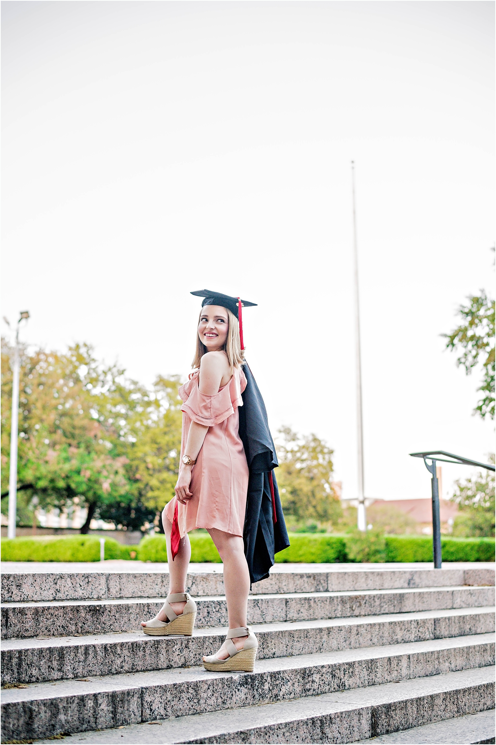 Graduation Photoshoot in Austin Texas by Natural Light Photographer University of Texas