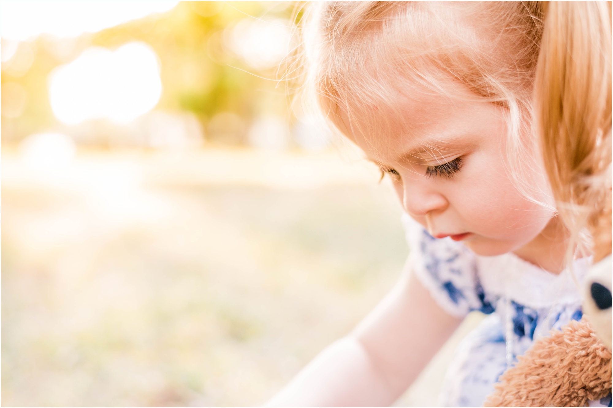 Beautiful toddler at golden hour in Austin Texas Child Photographer