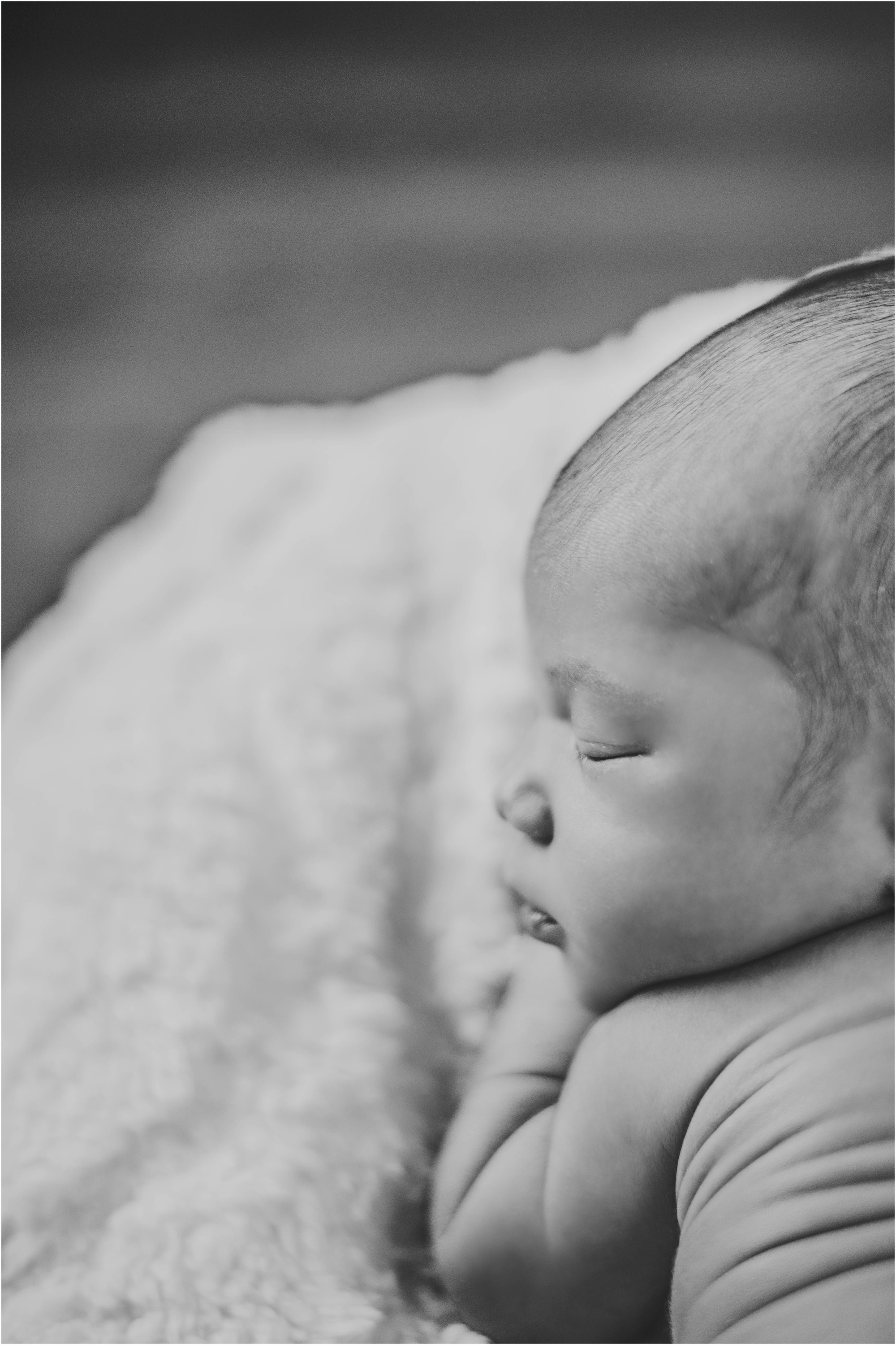 Indoor Newborn Portrait Photoshoot in Austin Texas by natural light baby photographer