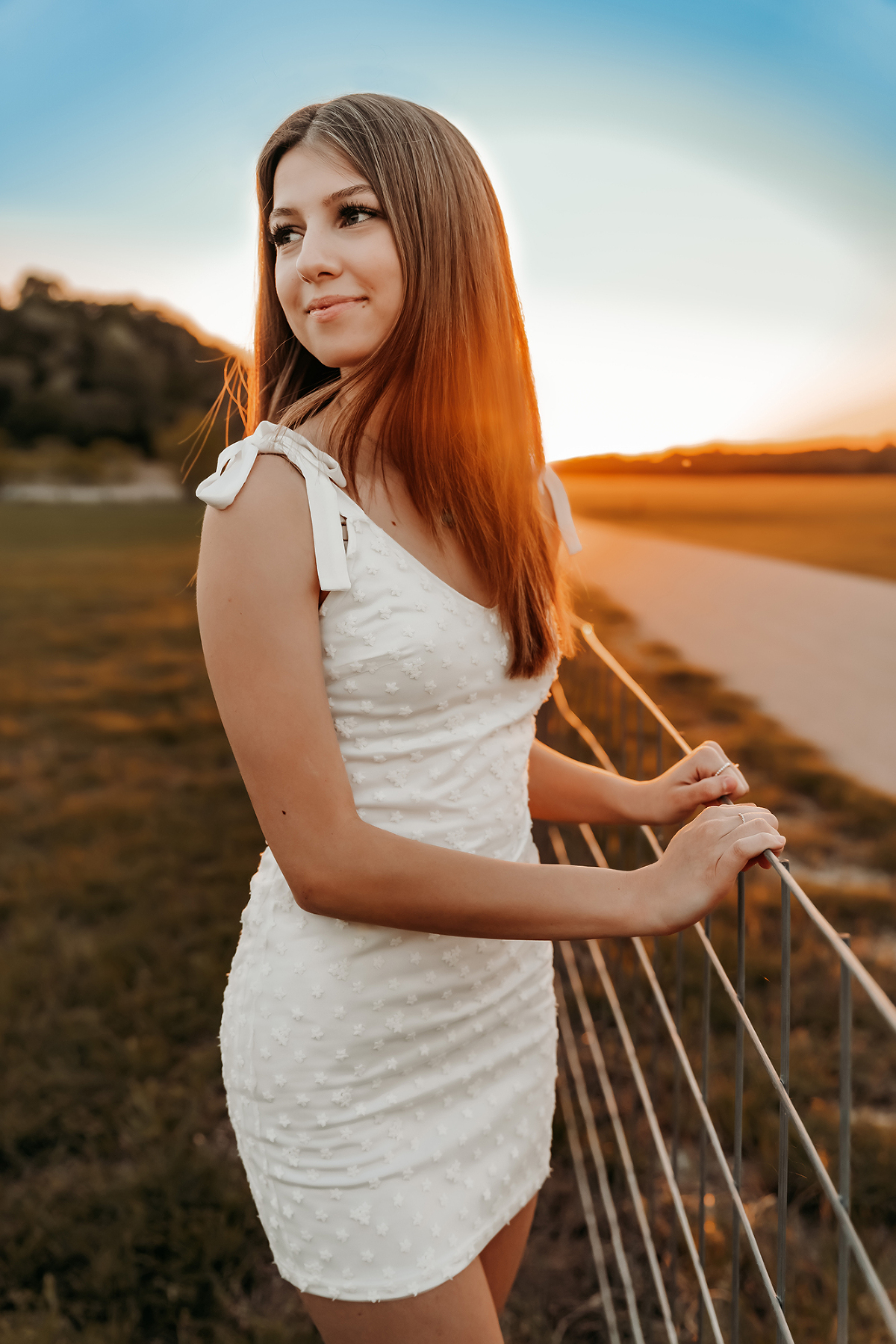 Senior photoshoot in Georgetown Texas by natural light portrait photographer